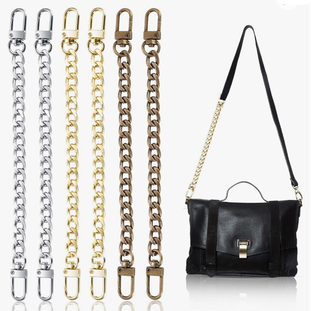 Crossbody Strap Length Extension Chain Bundle NWT